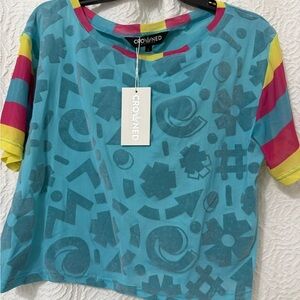 Crowned Athletics Blue Barbara Girl Top